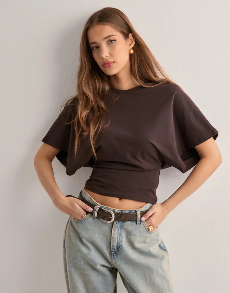 Roksana / T-shirt with wide sleeves