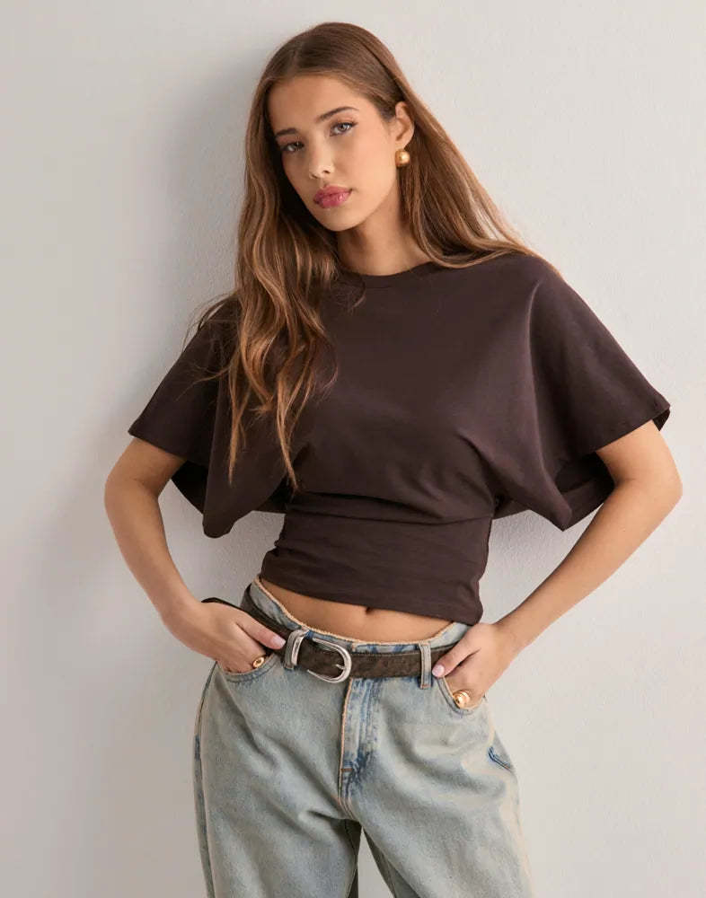 Roksana / T-shirt with wide sleeves