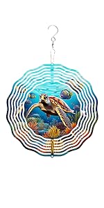 3D Wind Spinner Mandala turtles