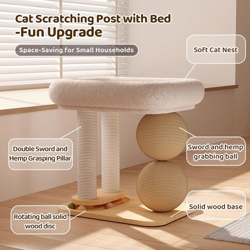 Cat Sisal Scratching & Sleeping Nest-Petboxok
