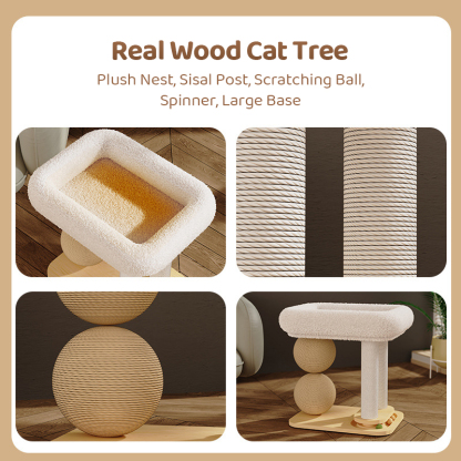 Cat Sisal Scratching & Sleeping Nest-Petboxok