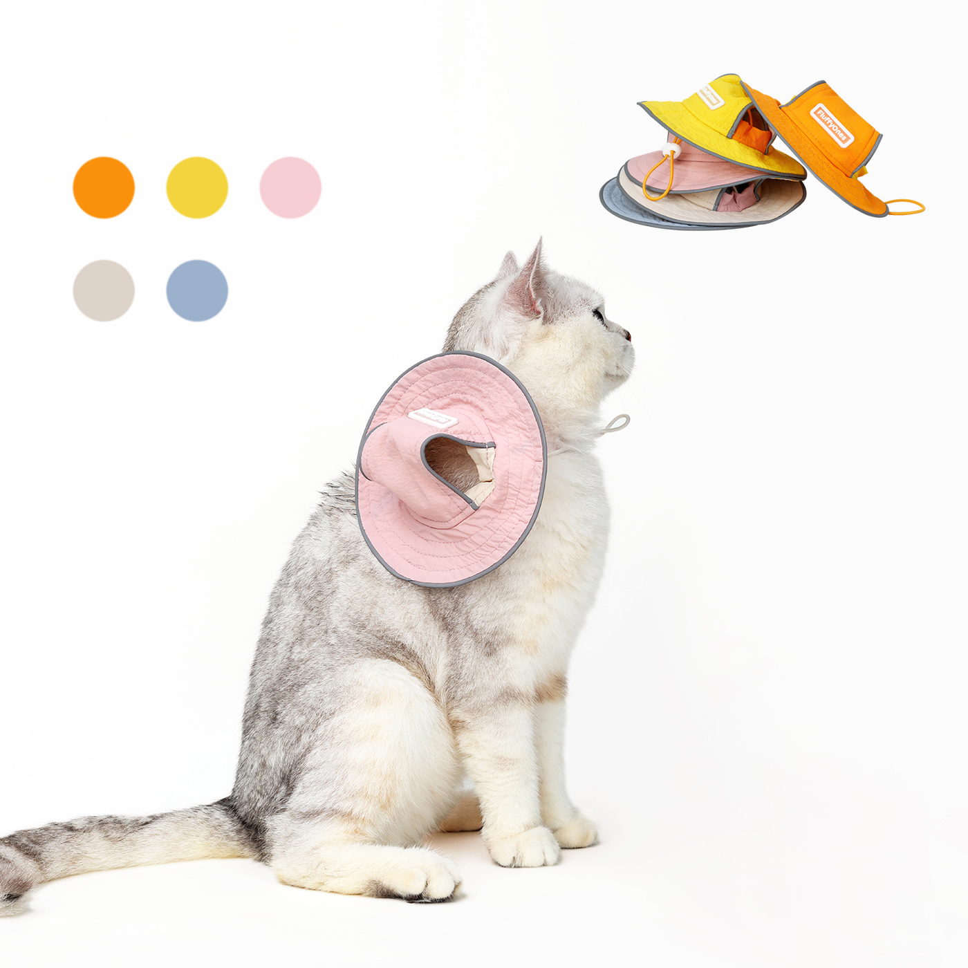 Colorblock Pet Sun Hat-Petboxok
