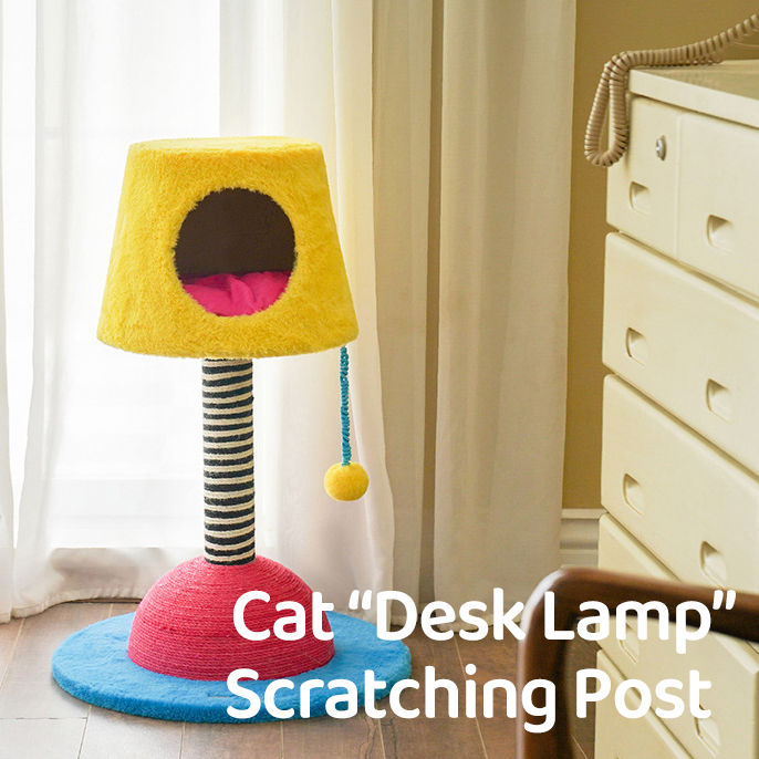 Lamp-Style Cat Scratching Post-Petboxok