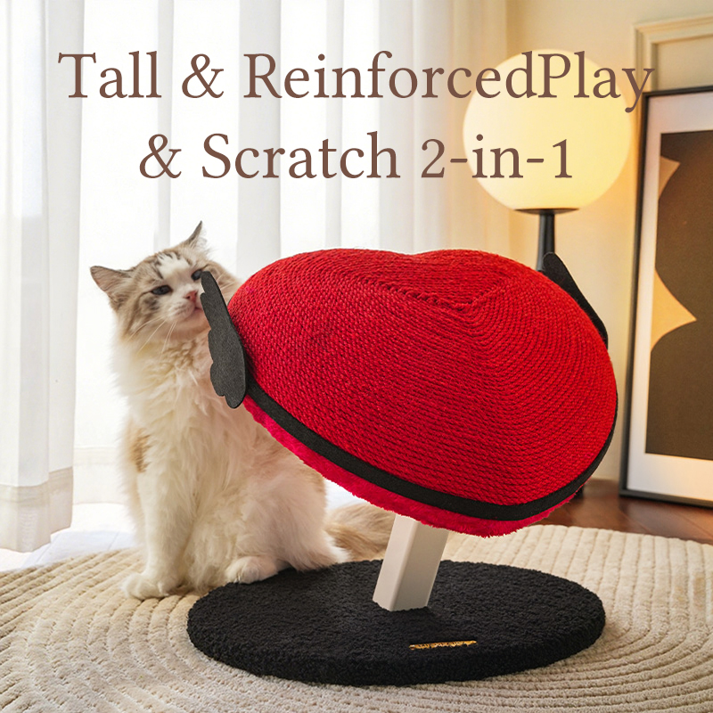 Red Heart Sisal Cat Tree Tower