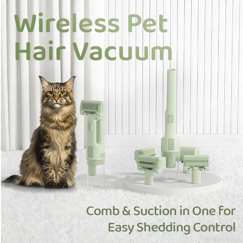 Wireless Pet Grooming Vacuum
