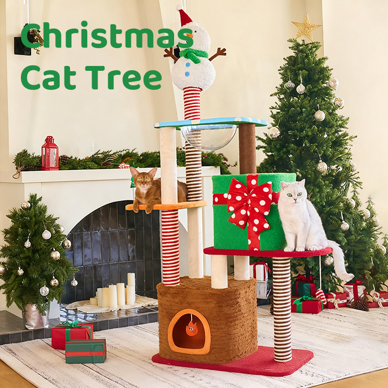 Christmas Cat Tree 🎄