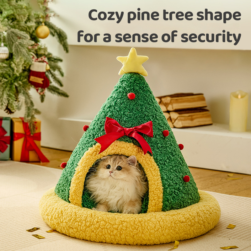 Christmas tree Warm Cat Nest