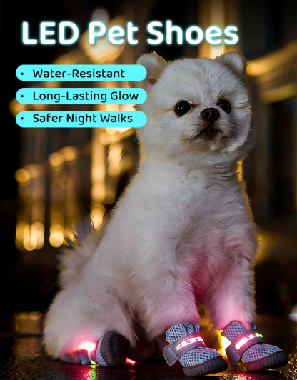LED Elastic Pet Shoes