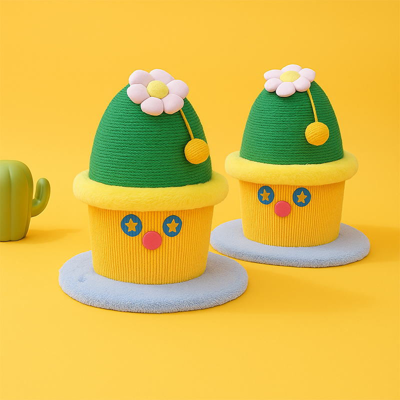 Cactus Potted Scratching Toy