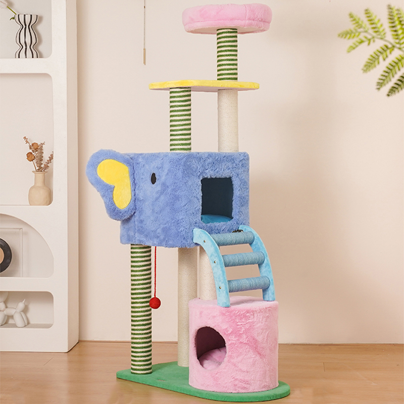 Elephant-Shaped Cat Tree
