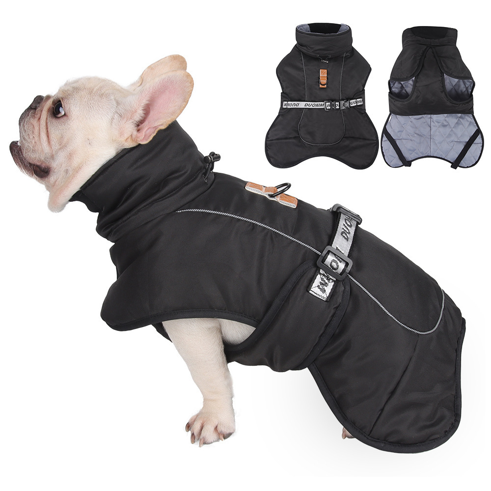 Windproof Waterproof Reflective Dog Jacket-Petboxok