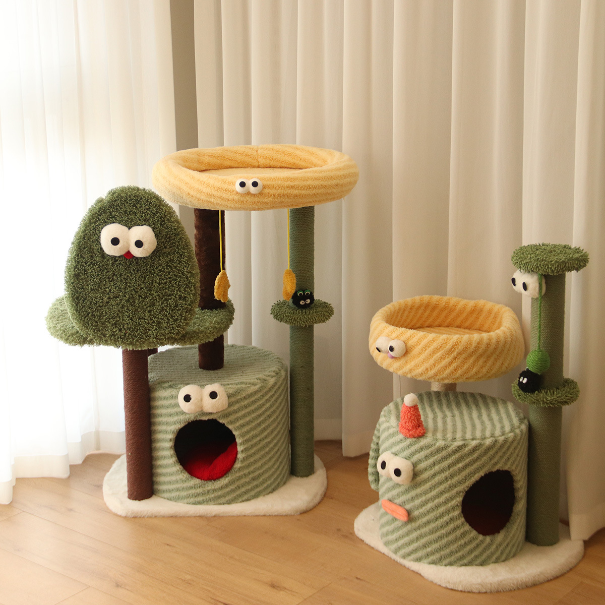 Giant Monster Cat Tree-Petboxok