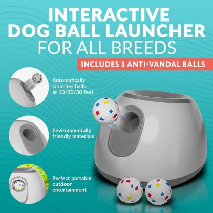 Interactive Pet Ball Launcher-Petboxok