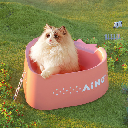 Strawberry Cat Litter Box-Petboxok