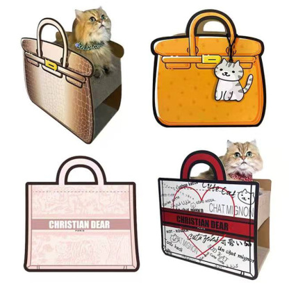 Handbag Cat Scratcher-Petboxok