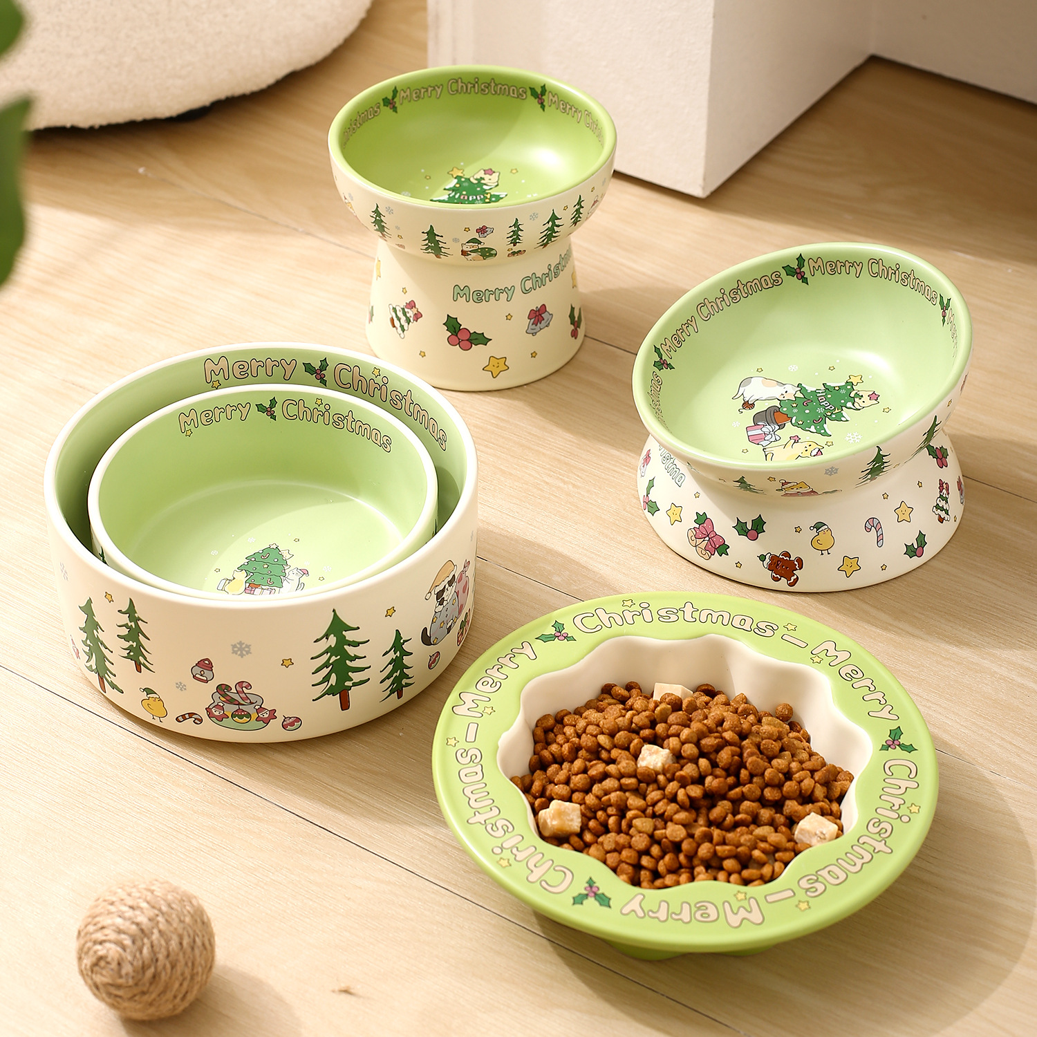 Christmas Series Pet Bowl-Petboxok