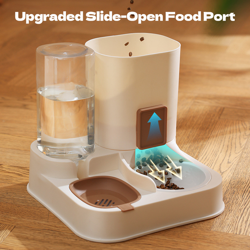 Large Capacity Pet Water and Food Dispenser-Petboxok