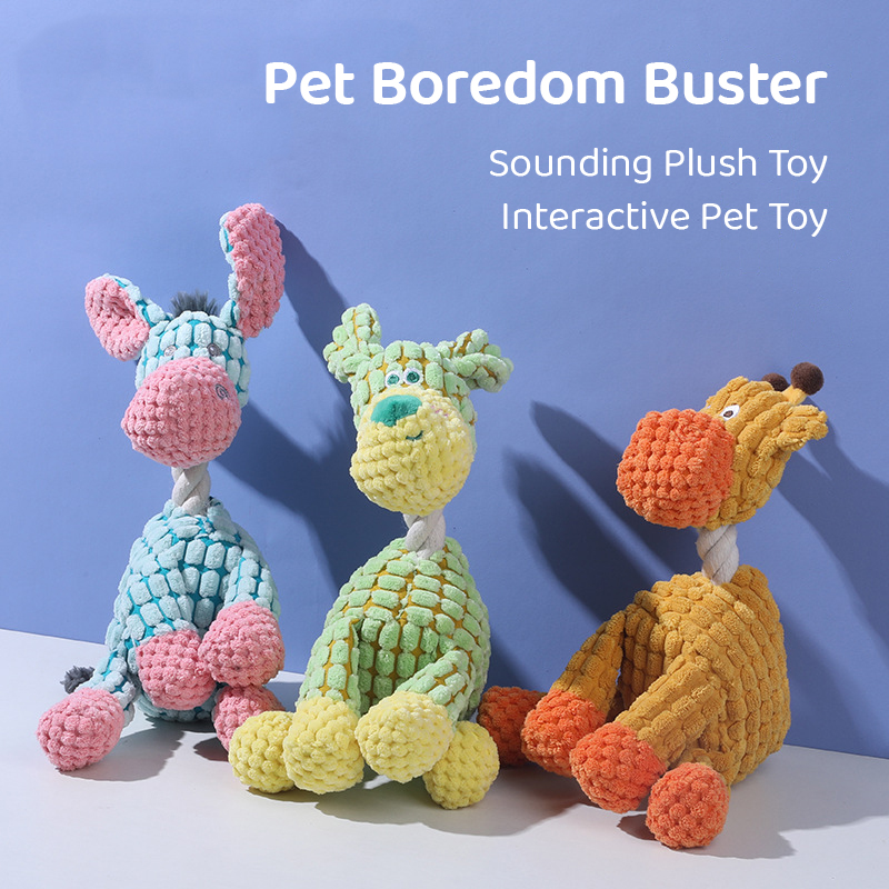 Pet Squeaky Plush Toy-Petboxok