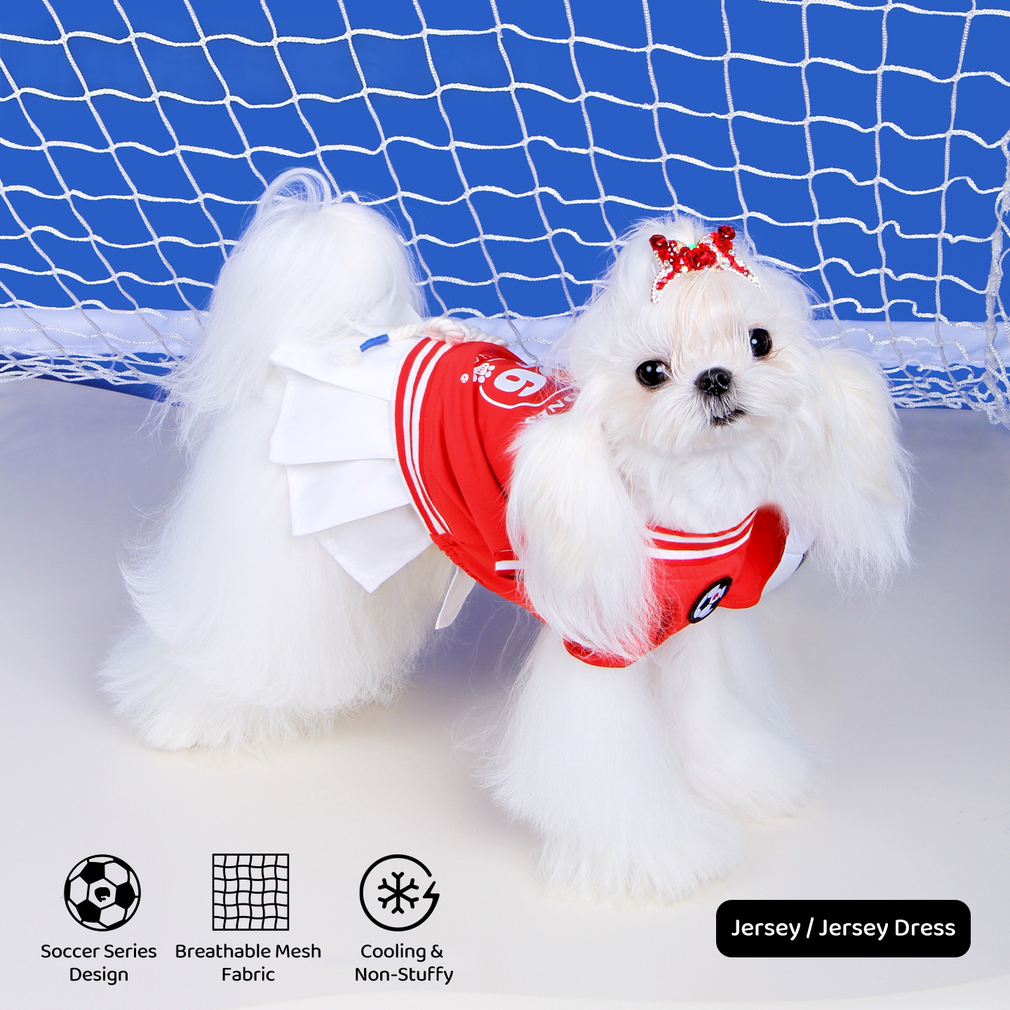 Breathable Pet Soccer Jersey