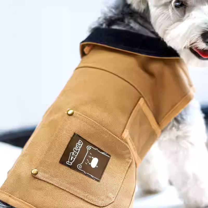 Pet Barn-Style Utility Jacket-Petboxok