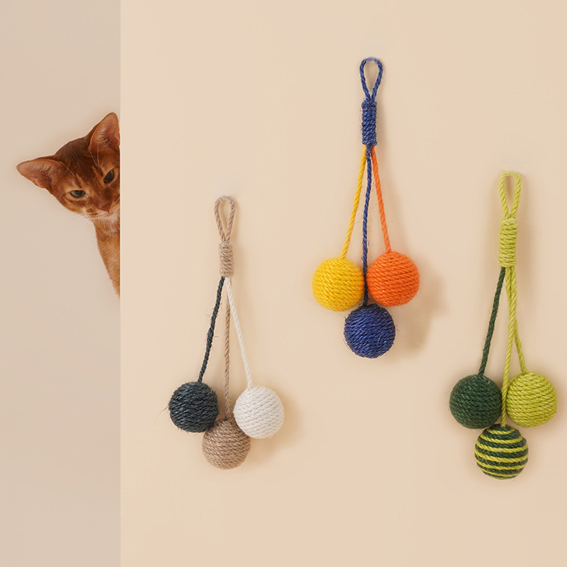 Sisal Rope Balls-Petboxok