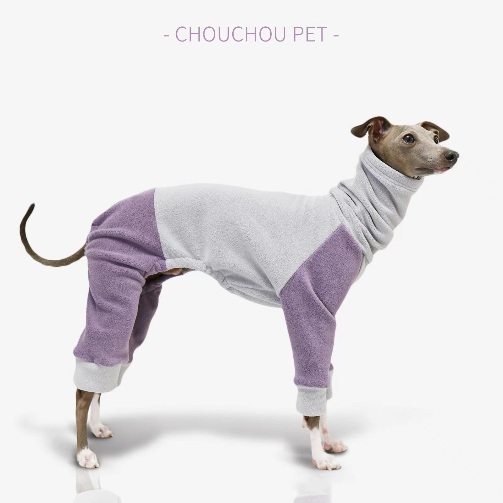 Winter Dog Coat with High Collar -Petboxok