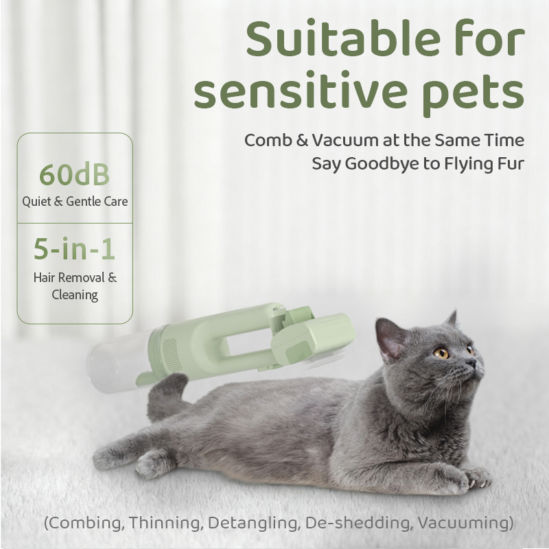 Wireless Pet Grooming Vacuum
