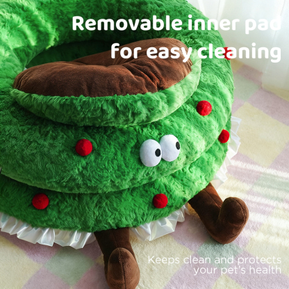 Winter Thickened Warm Cat Bed