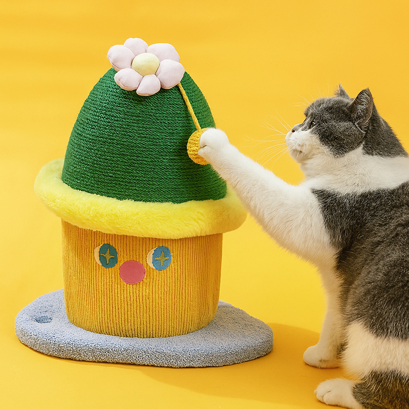 Cactus Potted Scratching Toy
