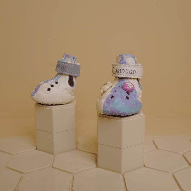 Glow-in-the-Dark Dog Crocs Shoes