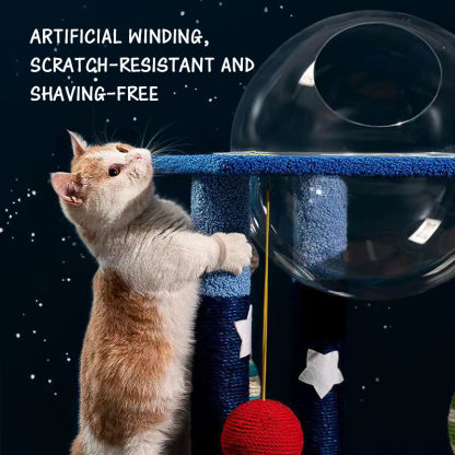 Sisal Cat Climbing Tower-Petboxok