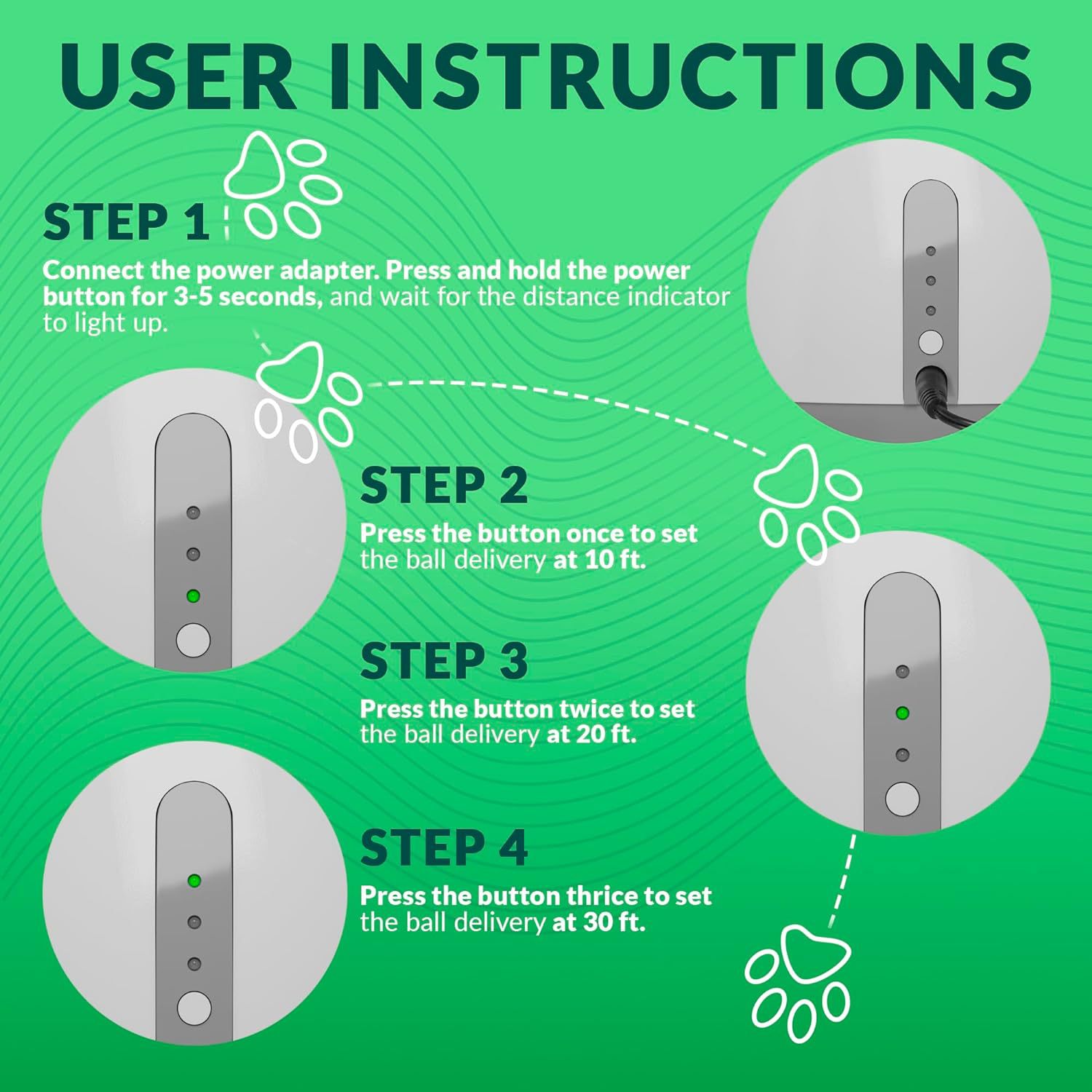 Interactive Pet Ball Launcher-Petboxok