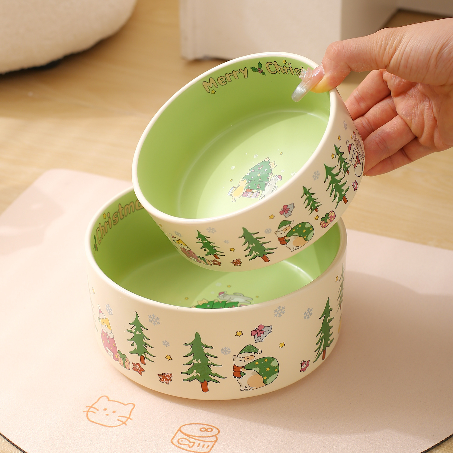 Christmas Series Pet Bowl-Petboxok