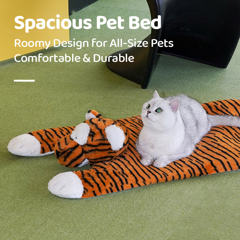 Tiger-Shaped Pet Bed-Petboxok