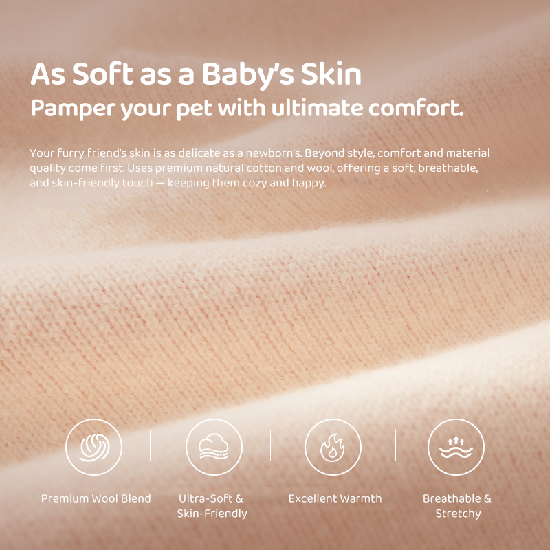 Premium 100% Wool Pet Sweater-Petboxok
