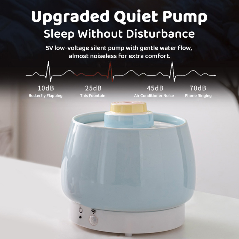 Smart Sensor Ceramic Pet Water Fountain