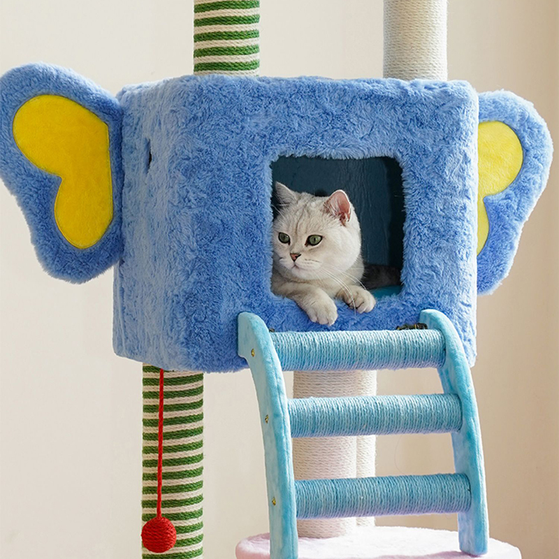 Elephant-Shaped Cat Tree