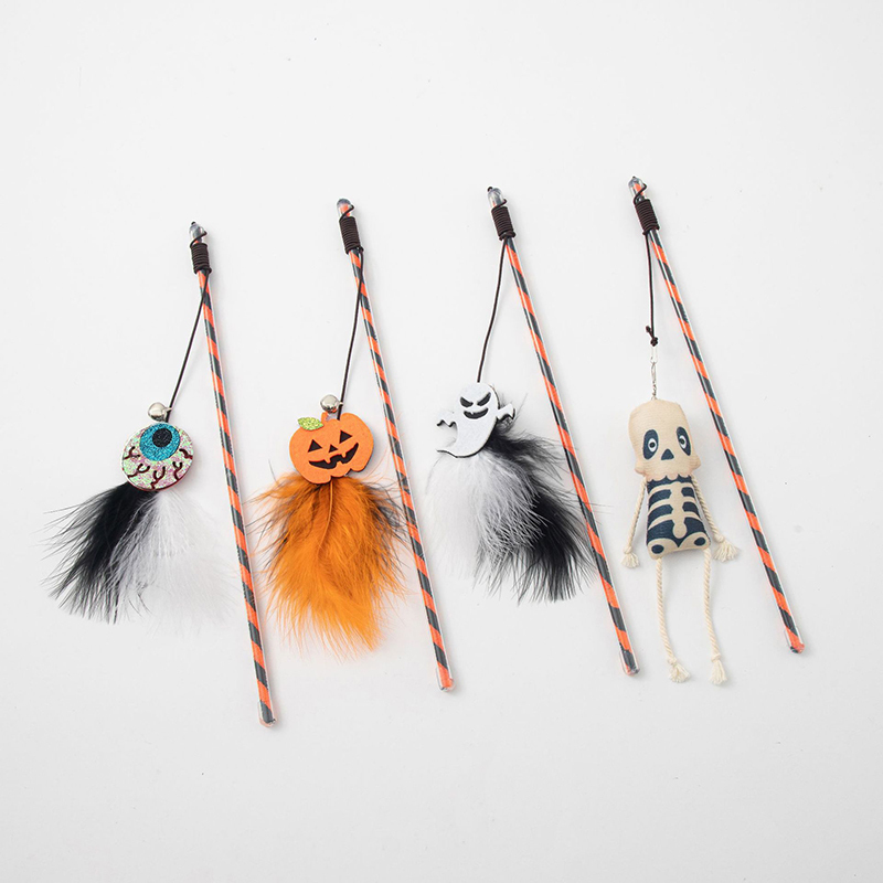 Halloween Cat Teaser Wand