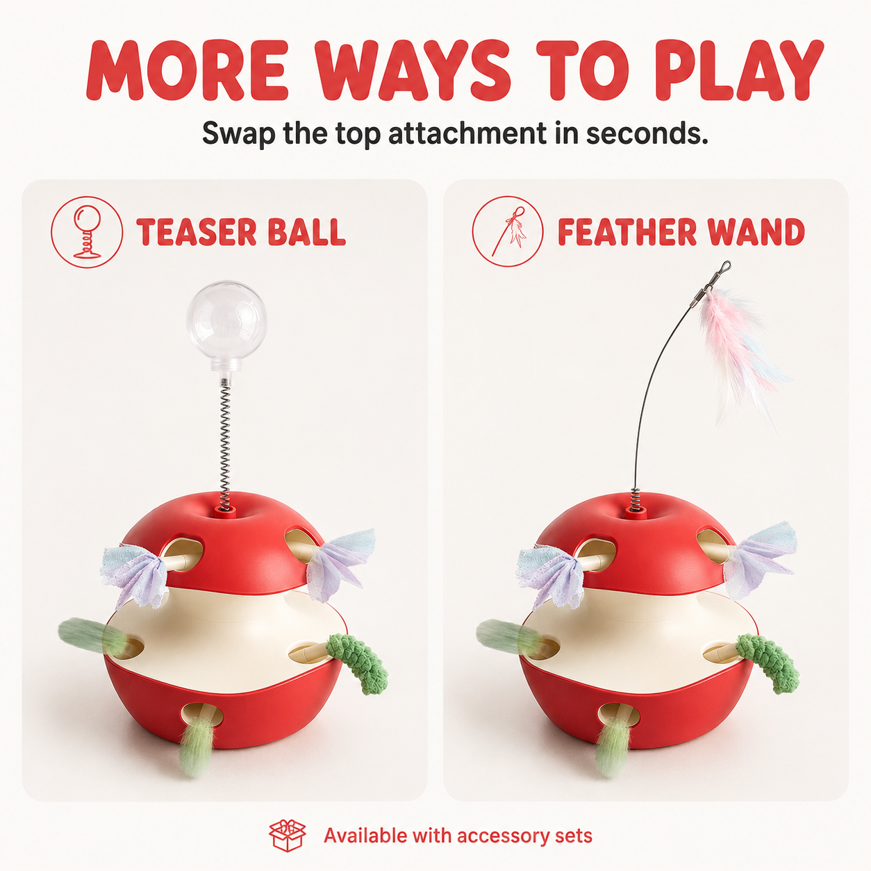 PounceSpin Auto Cat Turntable Toy