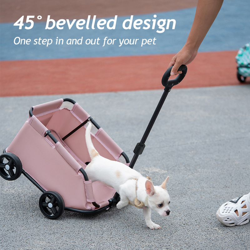 Compact Pet Stroller for Small Pets-Petboxok
