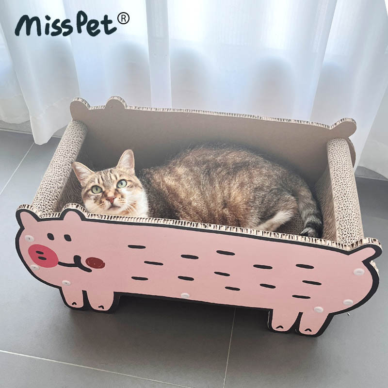 Pink Pig Pet Bed-Petboxok