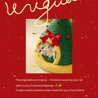 Christmas tree Warm Cat Nest