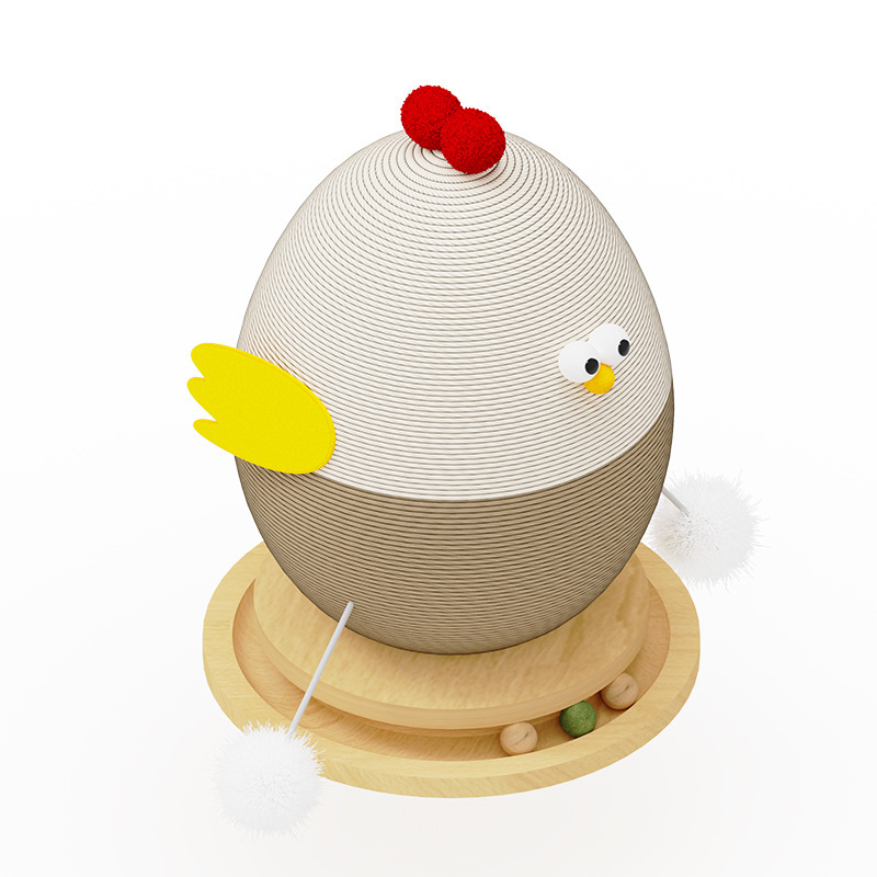 Vertical Sisal Cat Scratching Post-Petboxok