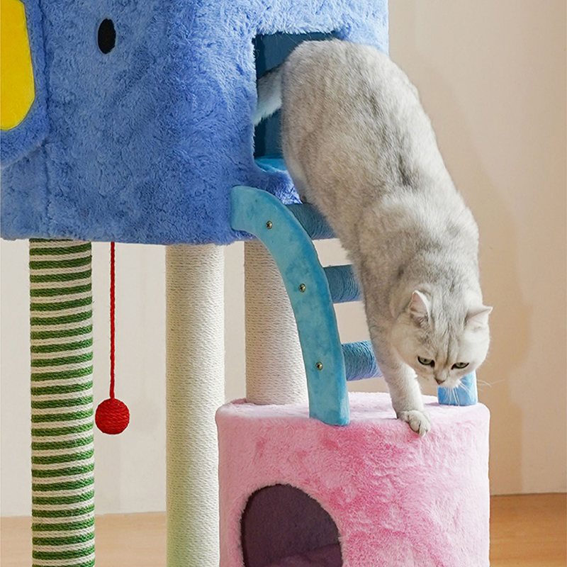 Elephant-Shaped Cat Tree