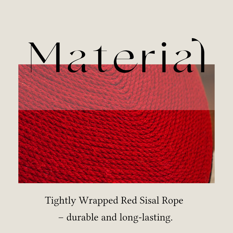 Red Heart Sisal Cat Tree Tower