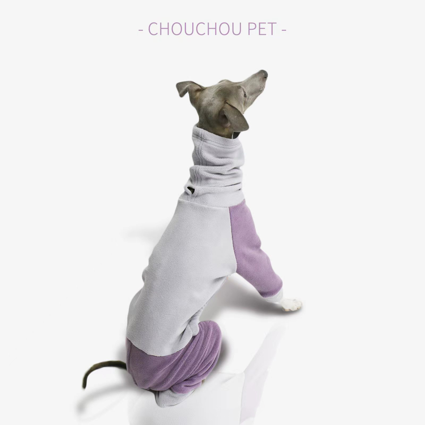 Winter Dog Coat with High Collar -Petboxok