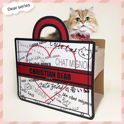 Handbag Cat Scratcher-Petboxok