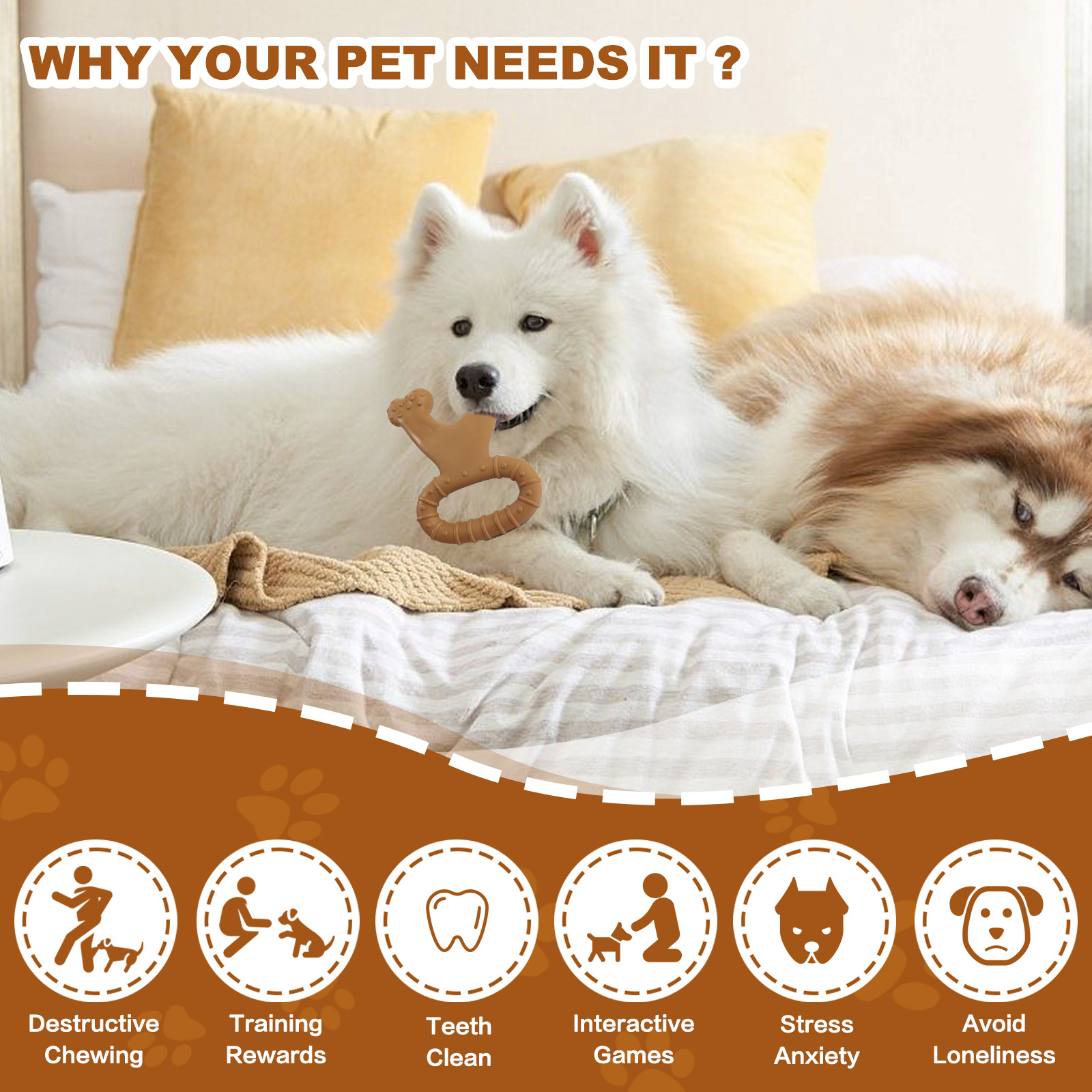 Nylon durable dog chew toy-Petboxok