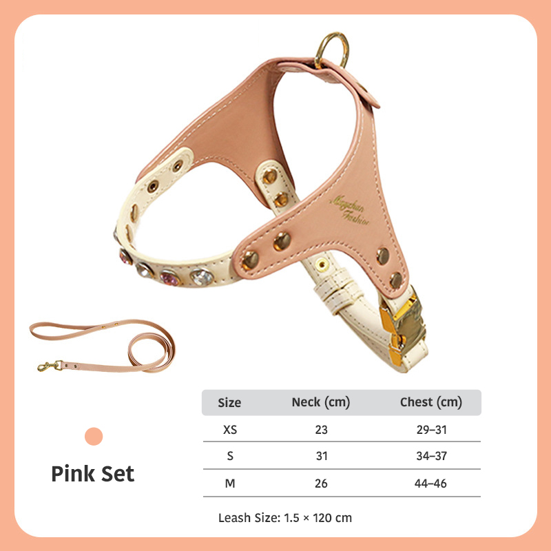 Diamond Harness & Leash Set