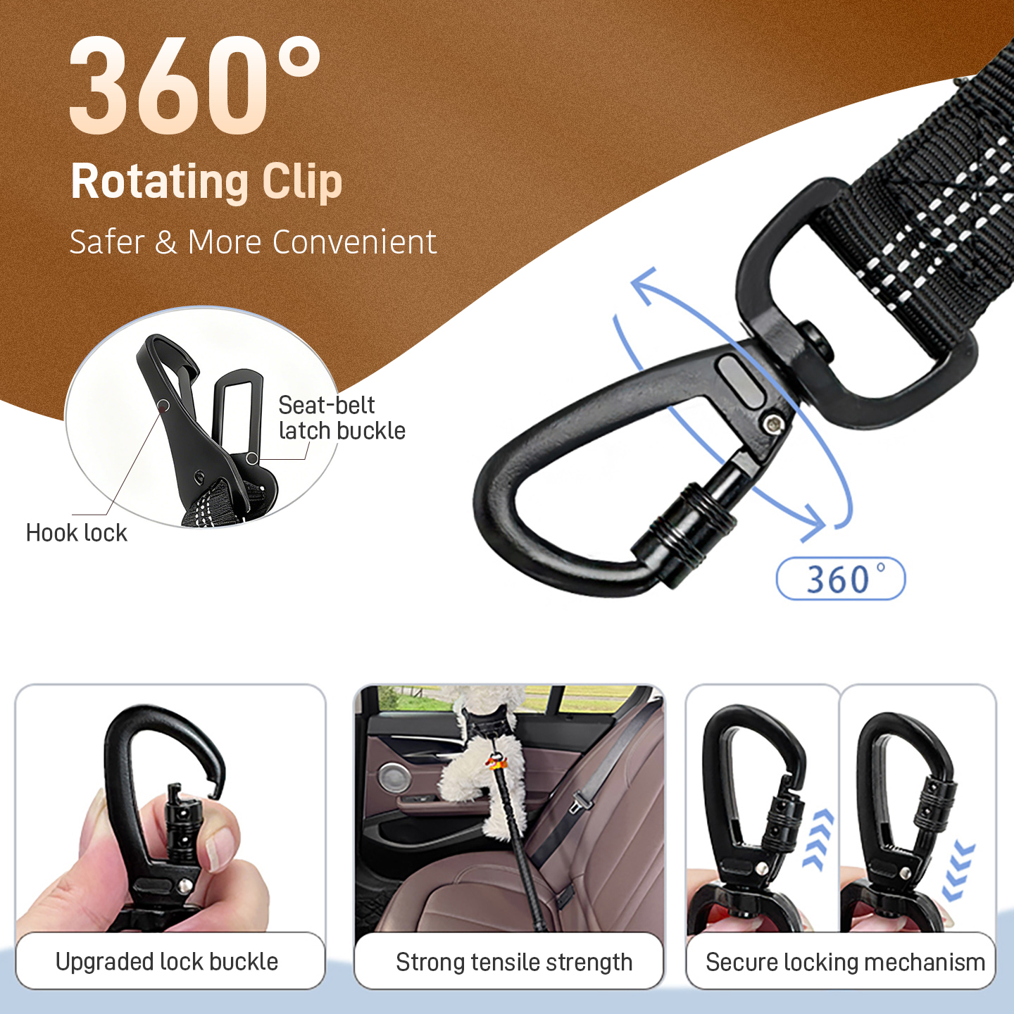 Pet Car Safety Seat Belt